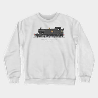 Ex-GWR Small Prairie Class 4575 Tank Locomotive Number 5553 Crewneck Sweatshirt